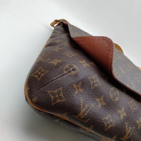 100% Authentic Louis Vuitton Musette Brown Monogram Shoulder Bag - Picture 6 of 9